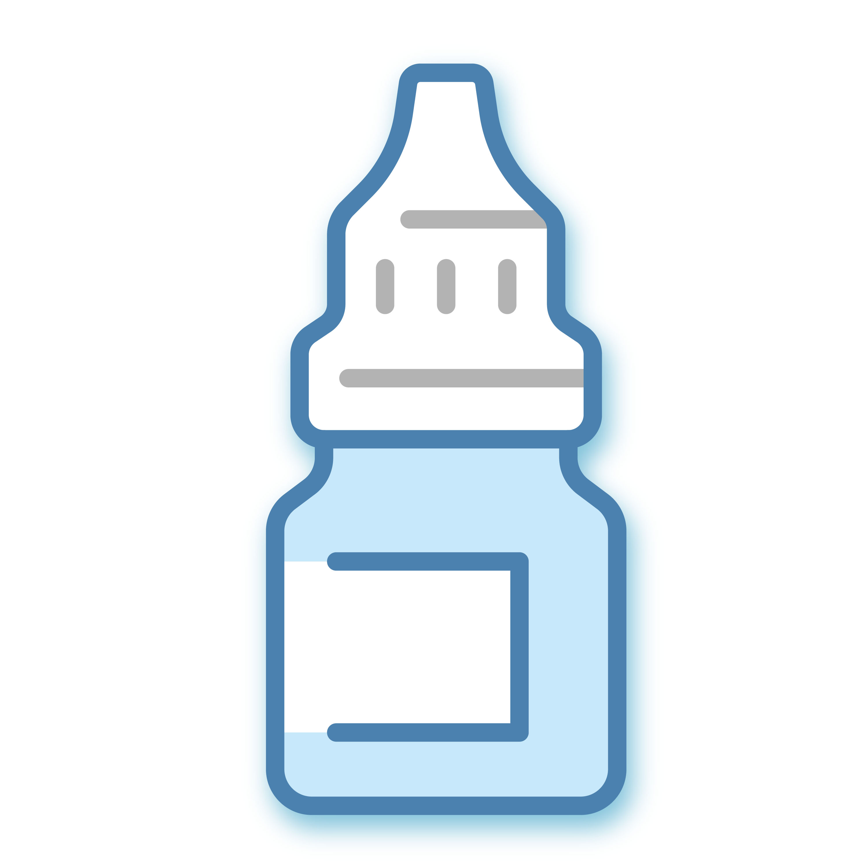Traditional preservative-containing eye drops