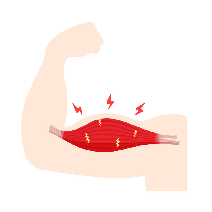 Various types of soft tissue swelling and pain.